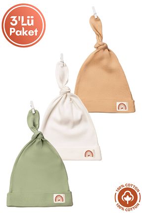 کلاه پشمی رنگی بچه گانه پنبه ای Miniel - کد 898814259