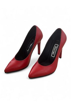 کفش استایلیتو قرمز پاشنه نازک PATRON SHOES - کد 931819675