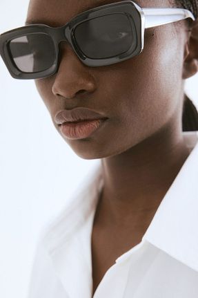 عینک آفتابی مشکی زنانه 50 H&M - کد 931819346