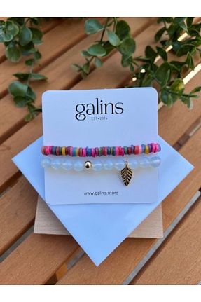 دستبند جواهر رنگی زنانه سنگ طبیعی Galins - کد 931849947