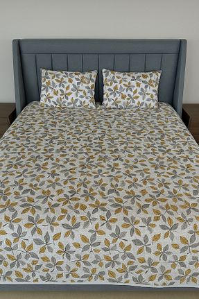 ست ملحفه دونفره بژ پنبه ای MixCotton Home - کد 931847419