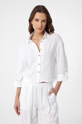 پیراهن سفید زنانه Relaxed Antioch - کد 931872414