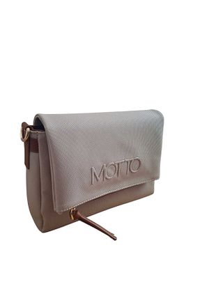 کیف پستچی مشکی زنانه چرم مصنوعی MOTTO - کد 931863243