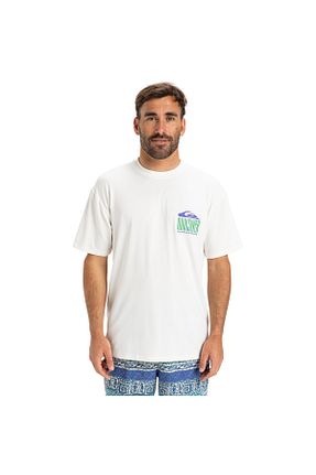 تیشرت اسپرت سفید مردانه رگولار Quiksilver - کد 931881961