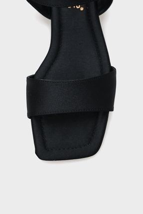 صندل مشکی زنانه پاشنه تخت Capone Outfitters - کد 923380040