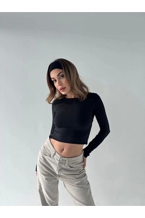 بلوز مشکی زنانه رگولار nedo7 - کد 932630934