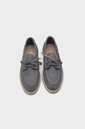 کفش لوفر طوسی زنانه چرم مصنوعی Capone Outfitters - کد 920600692