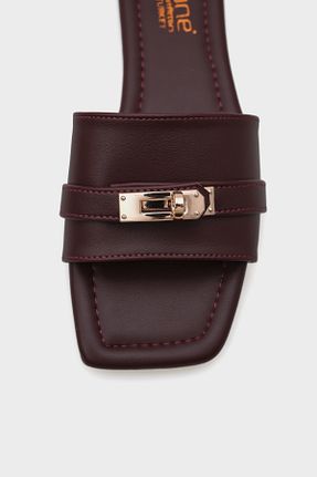 دمپائی زرشکی زنانه چرم مصنوعی Capone Outfitters - کد 931894808