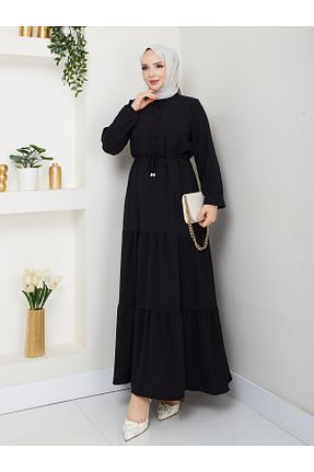 لباس حجاب مشکی زنانه رگولار modapark.ist - کد 931893342