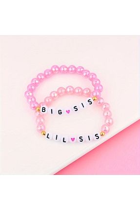 دستبند جواهر صورتی بچه گانه GlassySKY - کد 931904582