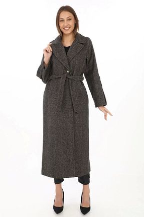 پالتو پشمی رنگی زنانه آستر دار CVS - کد 931909990