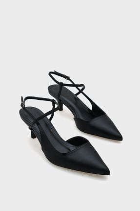 کفش پاشنه بلند کلاسیک قهوه ای زنانه چرم مصنوعی Capone Outfitters - کد 899140454