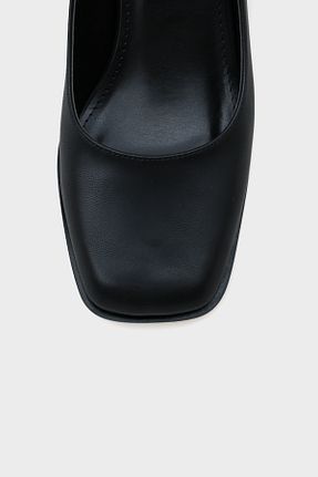 کفش پاشنه بلند کلاسیک مشکی زنانه چرم مصنوعی Capone Outfitters - کد 340836701