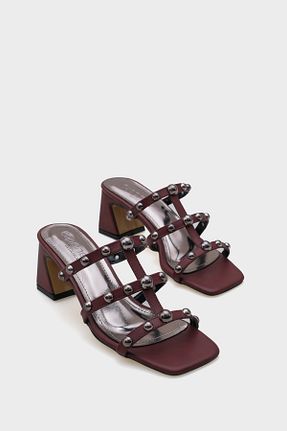 دمپائی قهوه ای زنانه پاشنه ضخیم Capone Outfitters - کد 905260944