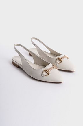 بابت سفید زنانه چرم خالص Capone Outfitters - کد 796361268