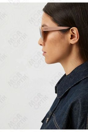 عینک آفتابی بژ زنانه 52 Ralph Lauren - کد 931984687