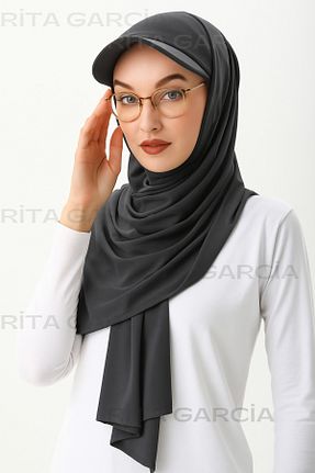 کلاه شنای حجاب طوسی زنانه Ritagarcia - کد 931992941