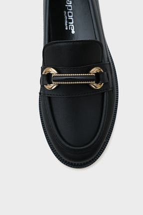کفش لوفر مشکی زنانه چرم مصنوعی Capone Outfitters - کد 897905856