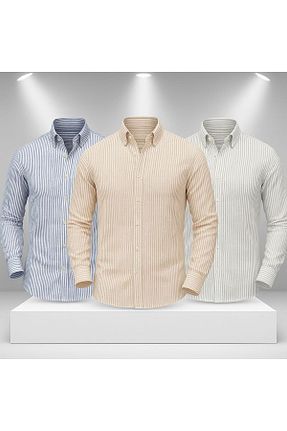 پیراهن رنگی مردانه اسلیم فیت LC Waikiki - کد 931997963