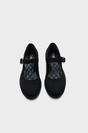 کفش لوفر مشکی زنانه چرم مصنوعی Capone Outfitters - کد 899389802