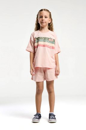 ست بالاتنه و پائین تنه صورتی بچه گانه بافتنی U.S. Polo Assn. - کد 932666291