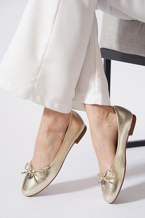 بابت طلائی زنانه چرم لاکی Moda Pie - کد 932002534