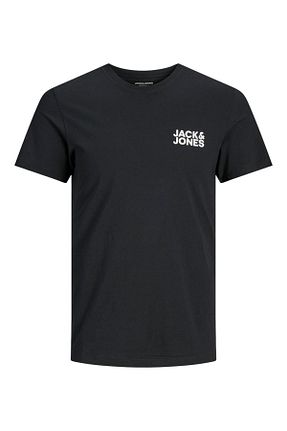 تیشرت اسپرت مشکی مردانه رگولار Jack & Jones - کد 4436517