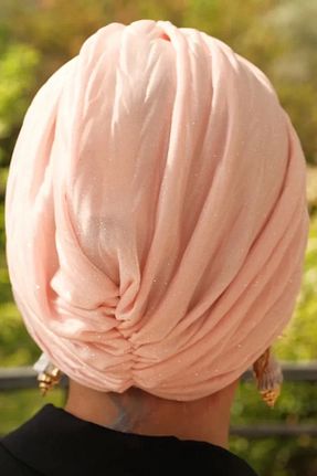 کلاه شنای حجاب نارنجی زنانه ladrans - کد 848878137