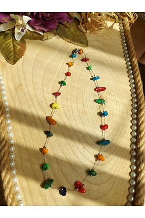 گردنبند استیل ( فولاد ) سبز استیل (فولاد) KADINELİDEĞMİŞGİBİ - کد 932666700