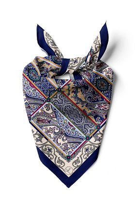 دستمال گردن رنگی پلی استر TUA - کد 925012694