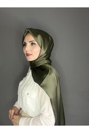 شال خاکی زنانه شیفون The Message - کد 932028053