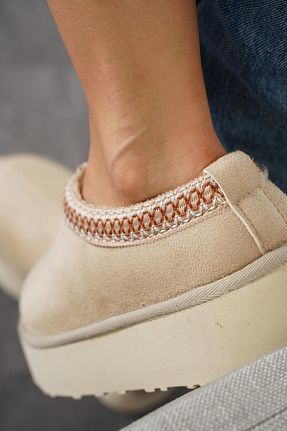 دمپائی خانگی بژ زنانه جیر Moda Pie - کد 932032072