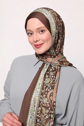 شال قهوه ای زنانه LuvenSara - کد 932026717