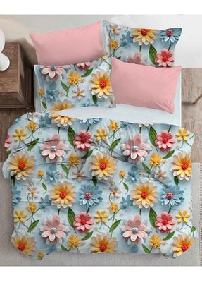 روتختی دونفره آبی پنبه ای Sheri Home Tekstil - کد 926151124