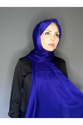 شال آبی زنانه شیفون The Message - کد 932028038