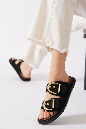 دمپائی خانگی مشکی زنانه جیر Moda Pie - کد 932032330