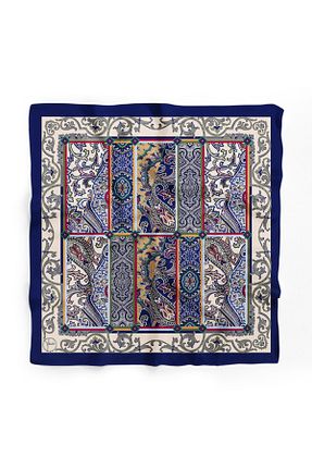 دستمال گردن رنگی پلی استر TUA - کد 925012694