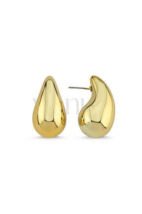 گوشواره استیل (فولاد) طلائی زنانه استیل (فولاد) VenüsDesign - کد 749468408