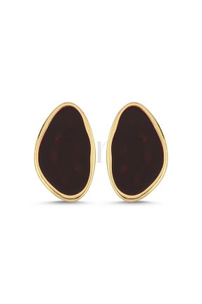 گوشواره استیل (فولاد) زرشکی زنانه استیل (فولاد) VenüsDesign - کد 895874464