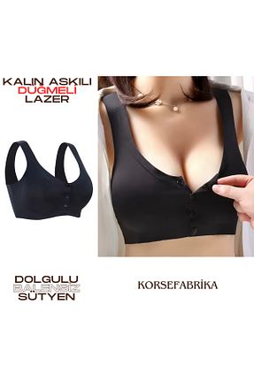 سوتین مشکی زنانه اسپندکس KORSEFABRİKA - کد 920382242