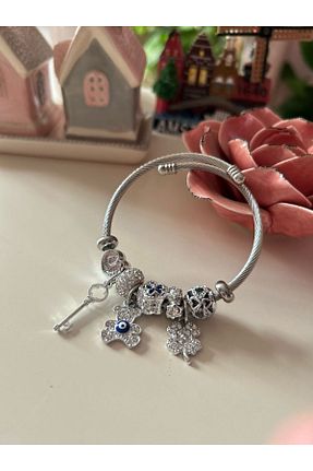 دستبند استیل (فولاد) متالیک زنانه استیل ضد زنگ Cheecky Chic - کد 932042339