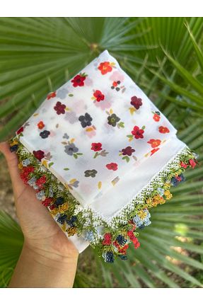 روسری رنگی پنبه ای REYYAN - کد 932050892