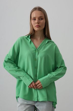 بلوز سبز زنانه ساده JANES - کد 934366428