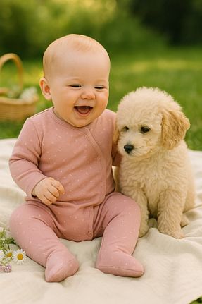 سرهمی صورتی بچه گانه رگولار cimcim baby - کد 891322206