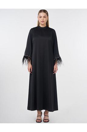 لباس حجاب مشکی رگولار Kayra - کد 932068040