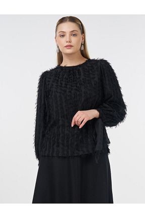 پیراهن حجاب مشکی زنانه رگولار Kayra - کد 932067966