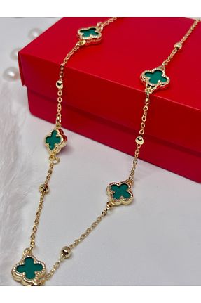 گردنبند استیل ( فولاد ) خاکی زنانه استیل (فولاد) Bonicce - کد 931727033