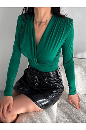 بلوز سبز زنانه ساده ELBEY - کد 932089279
