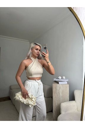 بلوز رنگی زنانه ساده Zora Butik - کد 932100116
