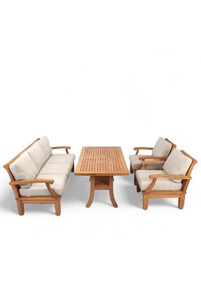ست باغچه قهوه ای چوب babil concept - کد 931207176